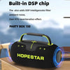 HOPESTAR Party Box 150 40W Outdoor Portable IPX5 Waterproof Bluetooth Speaker(Grey)