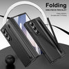 For Samsung Galaxy Z Fold6 Integrated PC + PU Phone Case with Pen / Pen Box(Black)