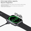 Q19 Max 2.1 inch HD Screen Waterproof Sports Business Smart Watch(Wine Red)