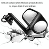 Car Auxiliary Mirror Multi-Function Wide-Angle Rear View Reversing Mirror(White Left)