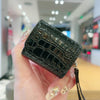 For AirPods 3 Crocodile Texture Earphones Protective Case(Black)