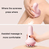 Inner Leg Exercise Muscle Relaxation Abdominal Shaping Roller Massager, Color: Pink Magnetic Ball Box