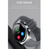 GT69 1.3 inch IPS Touch Screen IP67 Waterproof Bluetooth Earphone Smart Watch, Support Sleep Monitoring / Heart Rate Monitoring / Bluetooth Call(Silver Steel Band)