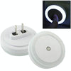 LED Light Control High Brightness Bedside Night Light with Socket(White)