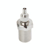 F Female to CRC9/TS9 Male RF Adapter - Nickel Plated