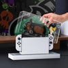 035 for Nintendo Switch/Oled Game Console Display Dustproof Cover, Spec: Transparent