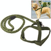 Heavy Duty Dog Rope Lead, Army Green, 1m