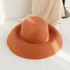 Big Eaves Straw Hat  Female Summer Sunscreen Basin Hat Beach Vacation Sunhat Fisherman Hat, Colour: Yellow(M56-58cm)