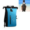 25L Waterproof Backpack Waterproof Bucket Bag With Reflective Strip(Blue)