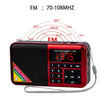 Bluetooth Card Radio Digital FM Player, Specifications: Y-509FM (No Solar Panel)(Gold)