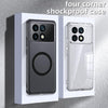 For Xiaomi Redmi K70 Pro MagSafe Armor Clear TPU Hybrid PC Phone Case(Scrub Black)