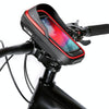 WILD MAN ES16 0.5L EVA Hard Shell Waterproof Touch Screen Bicycle Handlebar Bag(Black)