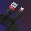 ROMOSS  CB12B 2.4A 8 Pin Fast Charging Cable For IPhone / IPad Data Cable 2m(Red Black)