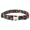 Bohemian Floral Dog Collar XL (70cm) - Metal Buckle