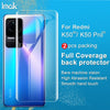 For Xiaomi Redmi K50 5G / K50 Pro 5G 2 PCS IMAK 0.15mm Curved Full Screen Protector Hydrogel Film Back Protector