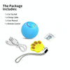 RC Cat Toy Ball, 5.5cm Luminous Yellow, Interactive Play