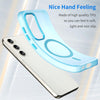 For Samsung Galaxy S23 5G MagSafe Frosted Translucent TPU + PC Full Coverage Phone Case(Blue)