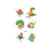 20 PCS Waterproof Painted Fruits Vegetables Plants Children Tattoo Stickers(EC-548)