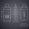 8 Pin Ultra Portable Germicidal Lights Smartphone UV Sanitizer (White)