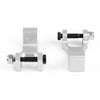 For Yamaha Raptor YFM350 660R 700 ATV Front and Rear Lowering Kit(Silver)