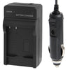 Digital Camera Battery Car Charger for Panasonic BCF10 / BCK7E(Black)