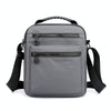 Men Casual Shoulder Bag Oxford Cloth Sports Crossbody Chest Bag(Gray)