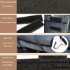 Felt Car Storage Bag Car Back Seat Hanging Organizer Bag(Light Gray)