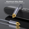 10m Pure Copper RCA Coaxial HIFI Digital Audio Cable SPDIF Subwoofer Speaker Cable(Silver Gray)