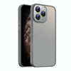 For iPhone 11 Pro Max Nano Semi-transparent Frosted Skin Feel Phone Case(Titanium Gray)
