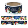 120pcs /Roll Christmas Self-adhesive Label Stickers Cartoon Printed Rectangular Sealing Sticker(K-147-R1)