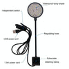 5W LED Aquarium Clip Light USB - Fish Tank Lamp 10-30cm (Black)
