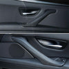 For BMW F10 / F18 5 Series 7pcs Car Inside Doors Handle Pull Trim Cover, Right Driving, 51417225874(Beige Yellow)