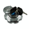 For CG125 Motorcycle and Electric Vehicle Fuel Tank Cap Lock(Silver)