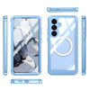 For Samsung Galaxy S25+ 5G Tempered Glass MagSafe Phone Case(Sky Blue)