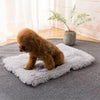 XL Light Grey Plush Pet Pad - Warm, Cosy Dog & Cat Bed