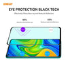 For Redmi 10X 4G/Redmi Note 9 5 PCS ENKAY Hat-Prince 0.26mm 9H 6D Curved Full Screen Eye Protection Green Film Tempered Glass Protector