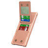 For Samsung Galaxy S25 Ultra 5G Vertical Flip Card Bag Holder Leather Phone Case(Rose Gold)