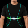 USB Rechargeable Running Light Strap Chest Light(Fluorescent Green)