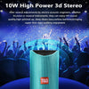 T&G TG113 Portable Bluetooth Speakers Waterproof Stereo Outdoor Loudspeaker MP3 Bass Sound Box with FM Radio(Gray)