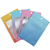 100PCS Aluminum Foil Ziplock Bag Jewelry Sealed Data Line Packaging Bag, Size: 14x20cm (Yellow Gradient)