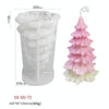 Christmas DIY Scented Candle Silicone Mold, Color: White(SD-73)