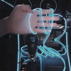 Waterproof Flat Flexible Car Strip Light with Driver for Car Decoration, Length: 5m (Ice Blue Light)