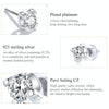 S925 Sterling Silver Simple Style Zircon Women Earrings