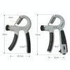 5-60KG Adjustable Grip Strength Wrist Fitness Exerciser Gray Black