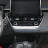 0.5m Car Center Console Interior Modification Leather Gap Strip(Black Red)