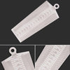 Wedge Feeler Gap 45-60mm Stainless Steel Ruler Inspection Taper Gauge Metric Measure Tool