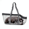 Breathable Pet Carrier Bag Grey/Orange (0901C) - Small Dogs Up to 4kg