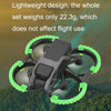 For DJI Avata BRDRC-9604 4pcs Drone Propeller TPU Protective Guard UAV Bumper Anti-collision Ring Cover(Orange)