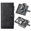 For iPhone 15 Pro ViLi GVS-C Series MagSafe Magnetic RFID Leather Flip Phone Case(Black)
