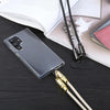 Type-C to 8 Pin Braid Data Cable Phone Anti-lost Crossbody Lanyard, Length: 1.2m(Black)